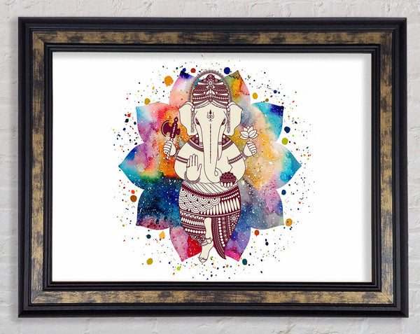 Hindu God Ganesha 1 Framed Print