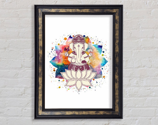 Hindu God Ganesha 3 Framed Print