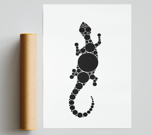 Aboriginal Lizard 5 Print