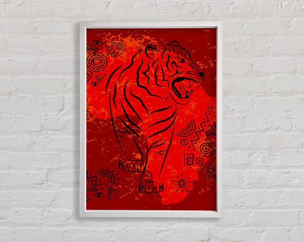 Indian Tiger Framed Print