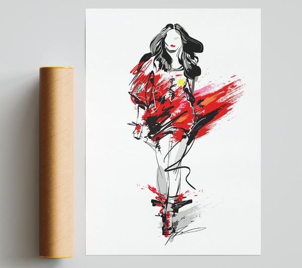 Runway Reds Print
