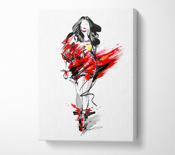 Runway Reds Canvas Wall Art