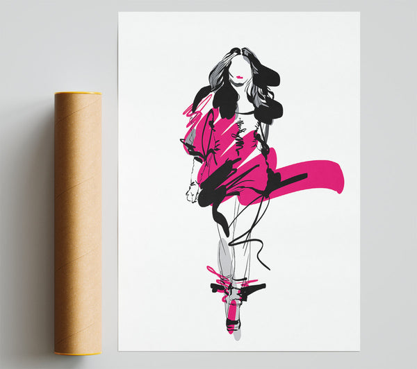 Runway Pinks Poster