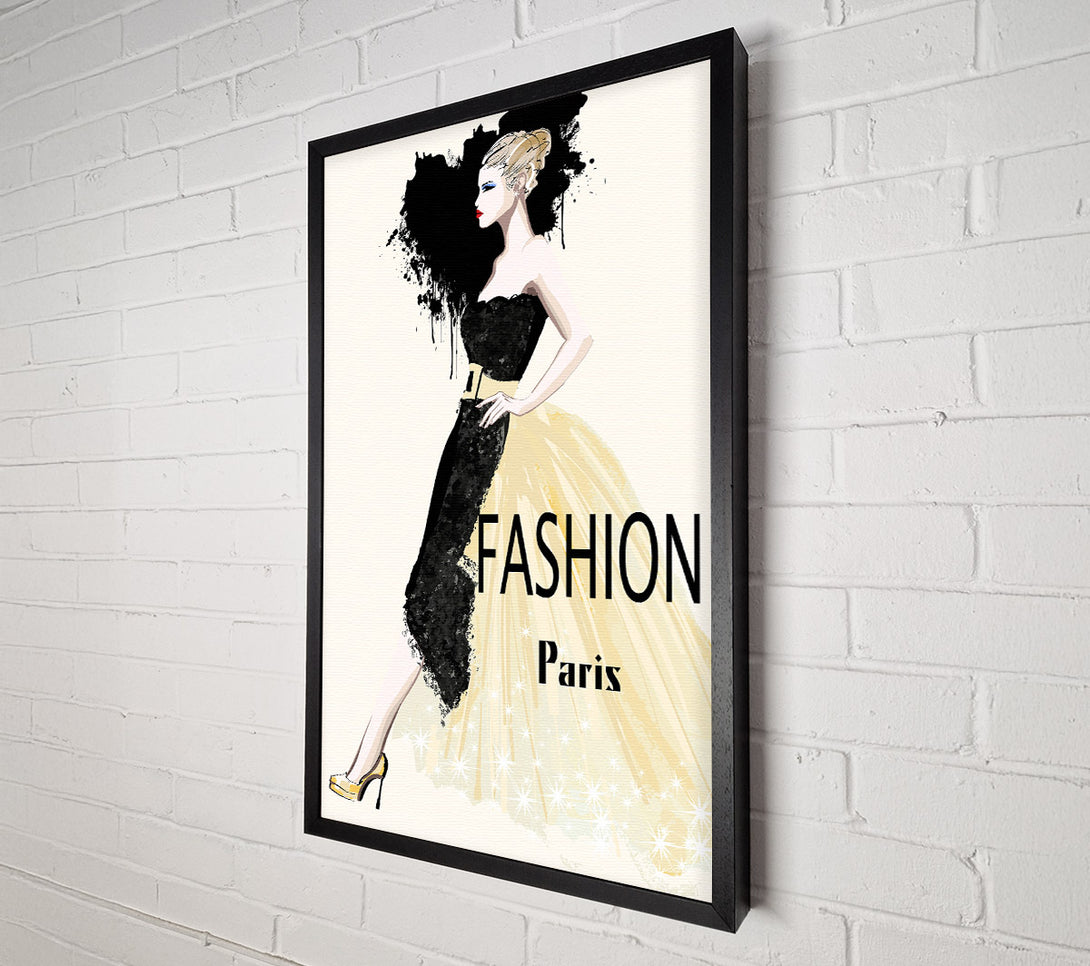  A Canvas Print of Paris Couture Canvas Wall Art