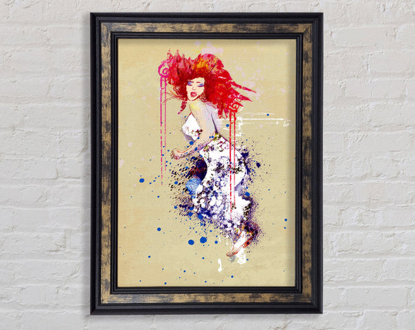 Style Beauty Framed Print