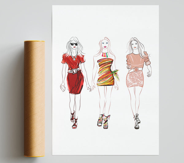 Catwalk Dresses Poster