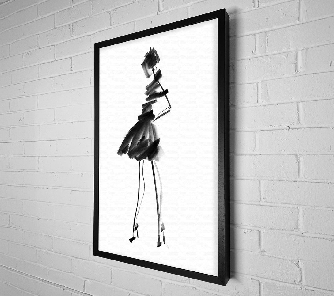  A Canvas Print of Little Black Dress Canvas Art