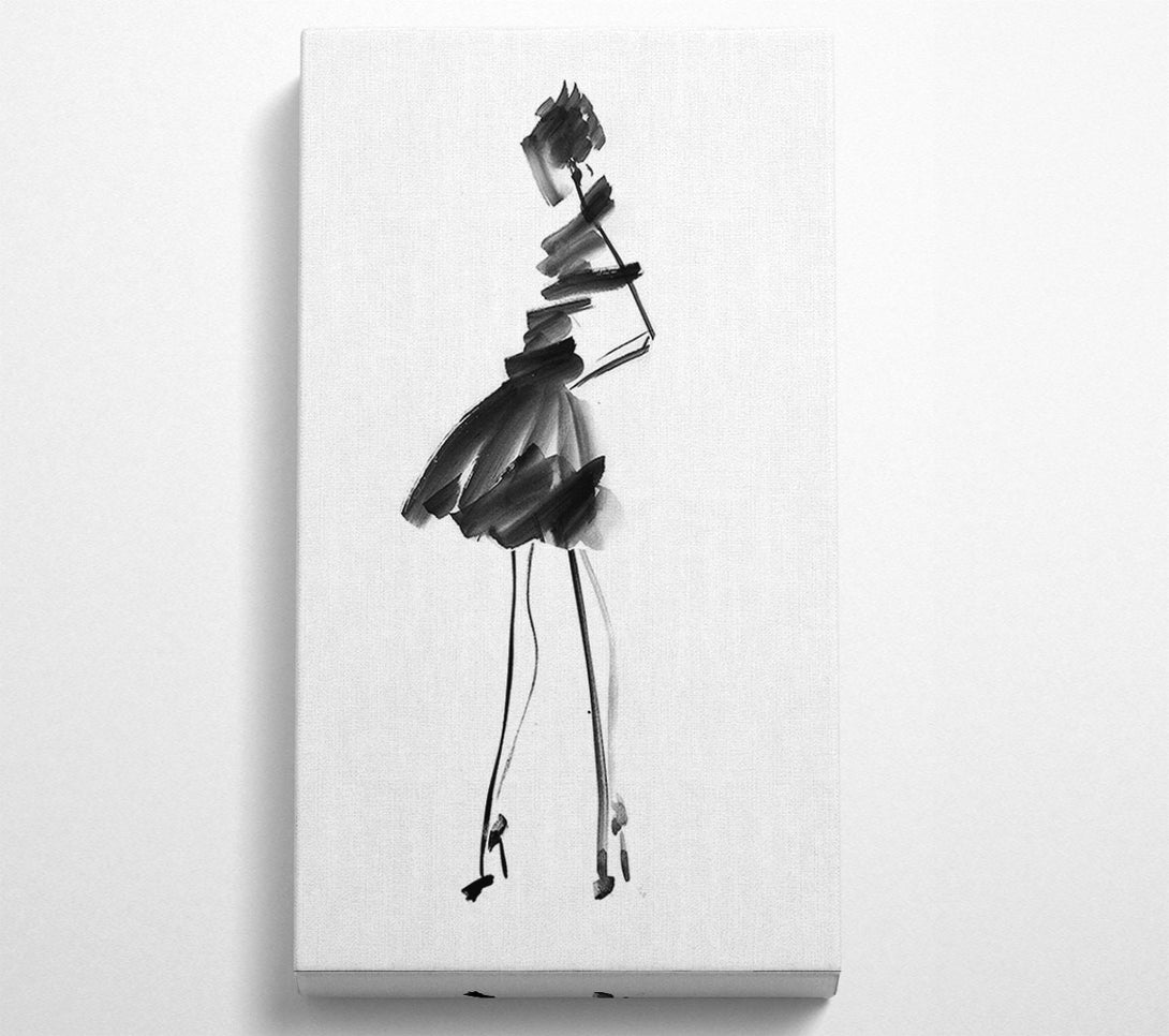  A Canvas Print of Little Black Dress Canvas Art