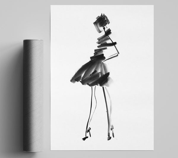 Little Black Dress Giclee Print