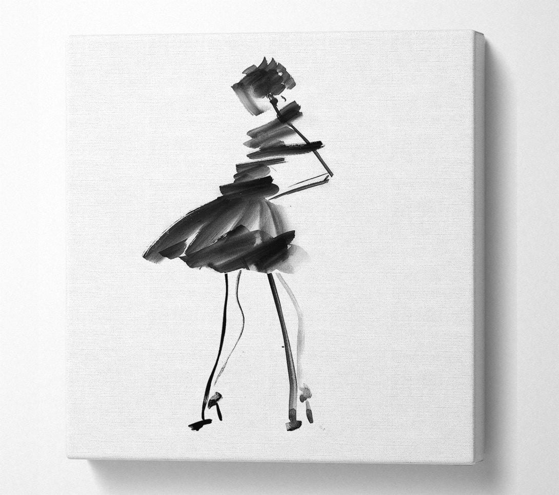  A Canvas Print of Little Black Dress Canvas Art