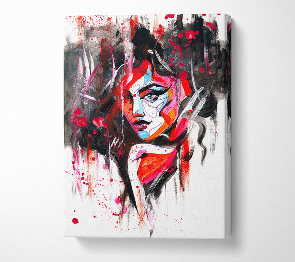 Hot Red Canvas Print