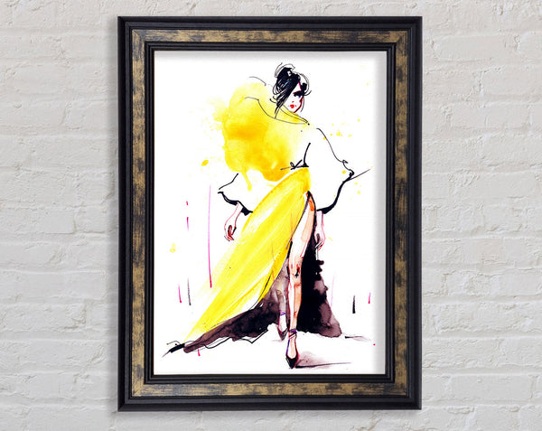 Making A Statment Framed Print
