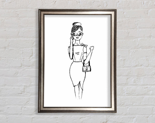 Elegance Is Free Framed Print