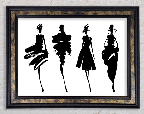 All Shapes Framed Print