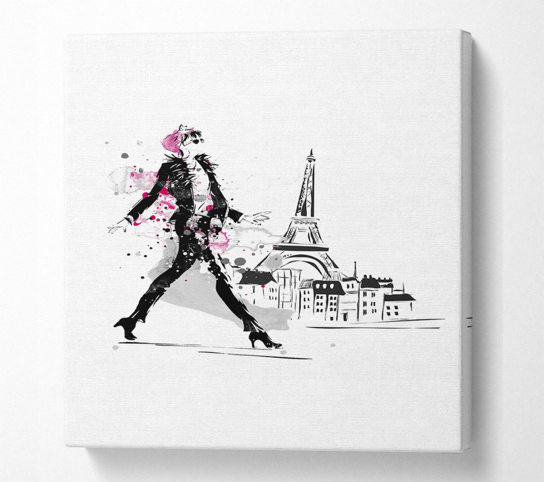  A Canvas Print of Paris Elegance Canvas Wall Art
