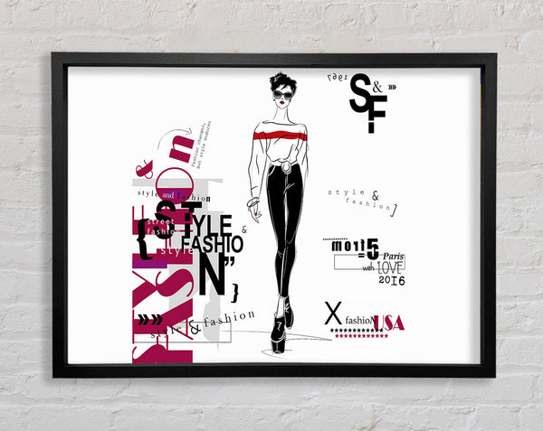 Trend Framed Print