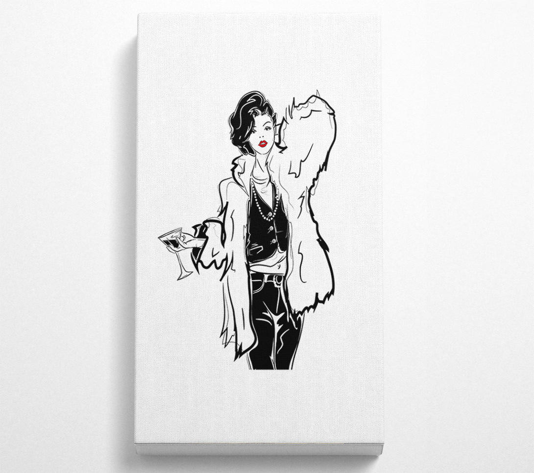  A Canvas Print of A Drink Or Two Canvas Art