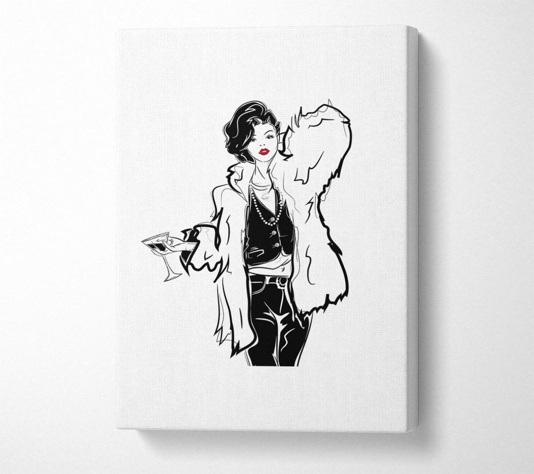  A Canvas Print of A Drink Or Two Canvas Art