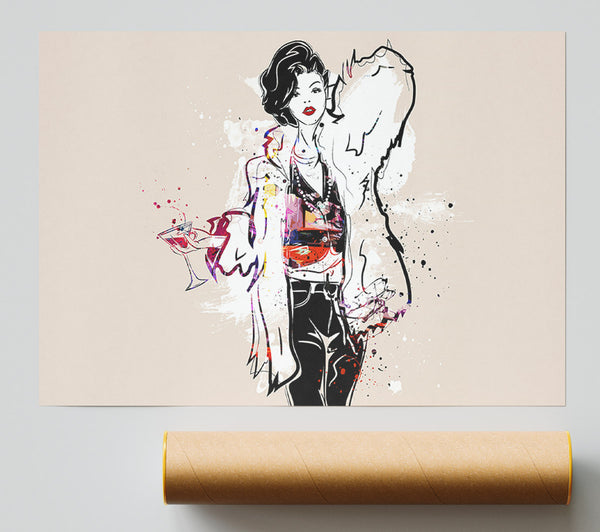 Style Splash Giclee Print