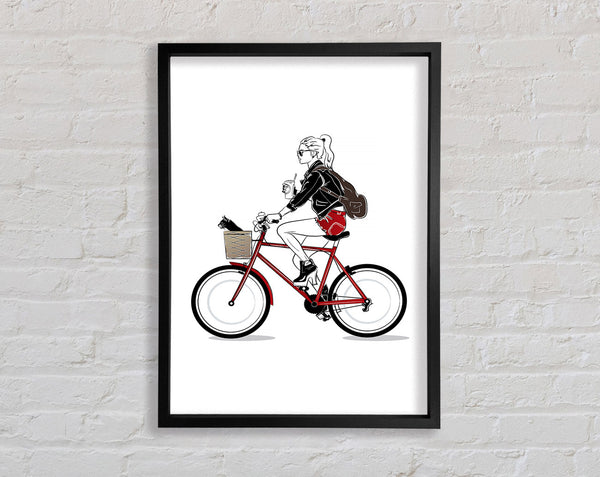 Style Cycle Framed Print