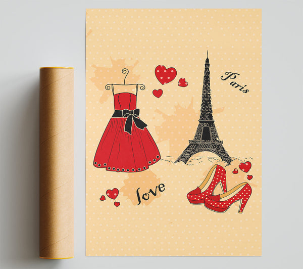 Paris With Love Giclee Print