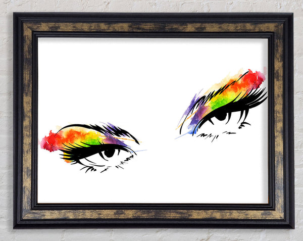 Eyes Is Where You Start Framed Print