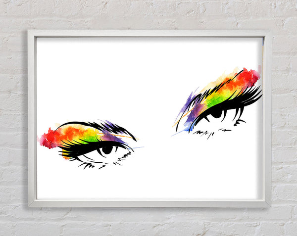 Eyes Is Where You Start Framed Print