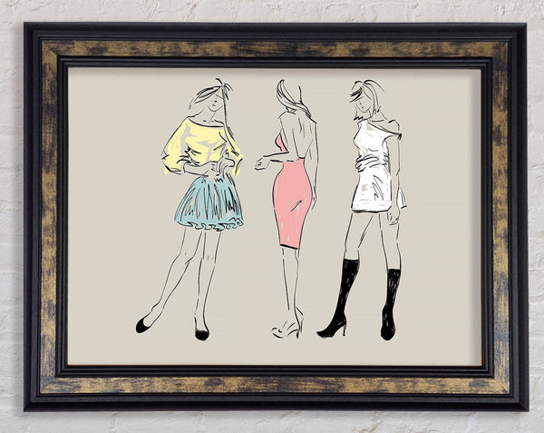 Ready To Party Framed Print