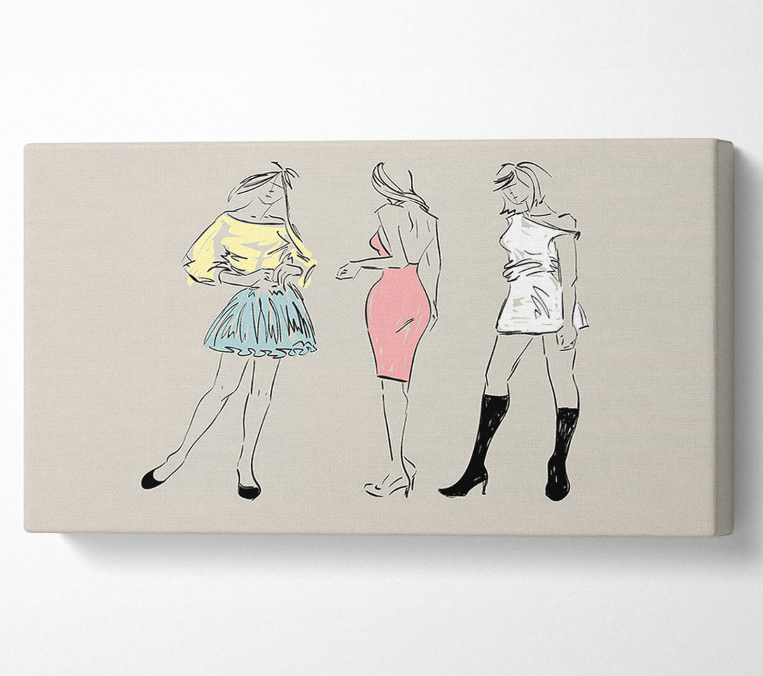  A Canvas Print of Ready To Party Canvas Print