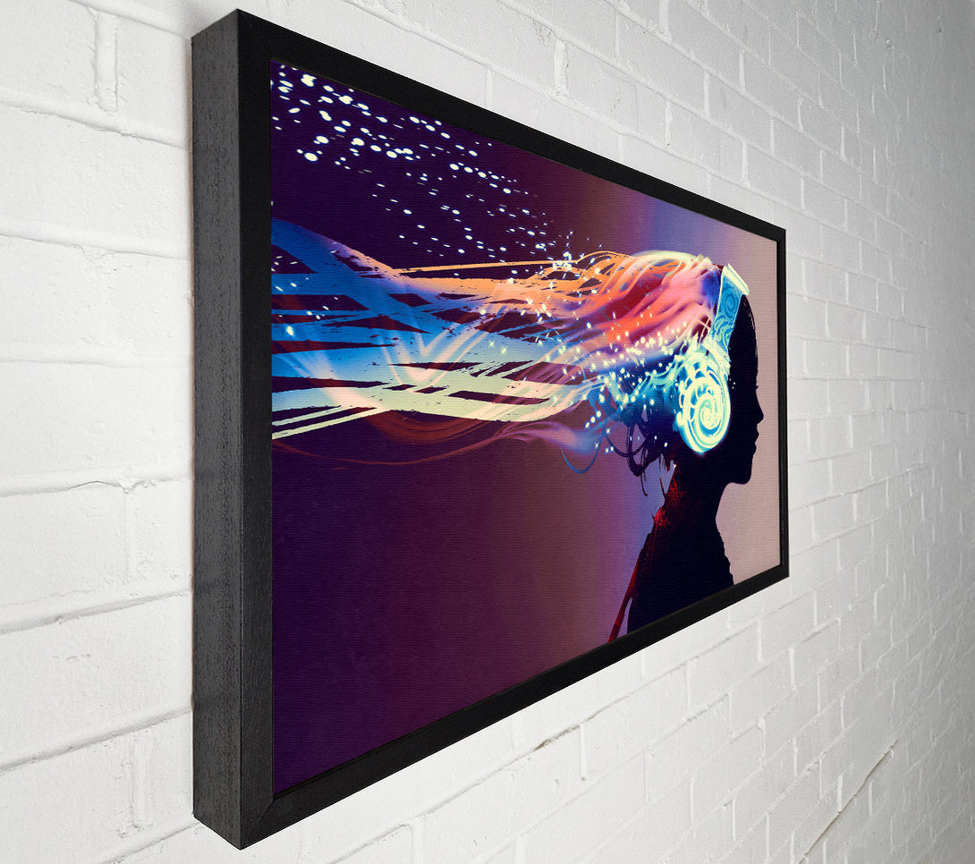  A Canvas Print of Music Is The Style Of The Soul Canvas Print