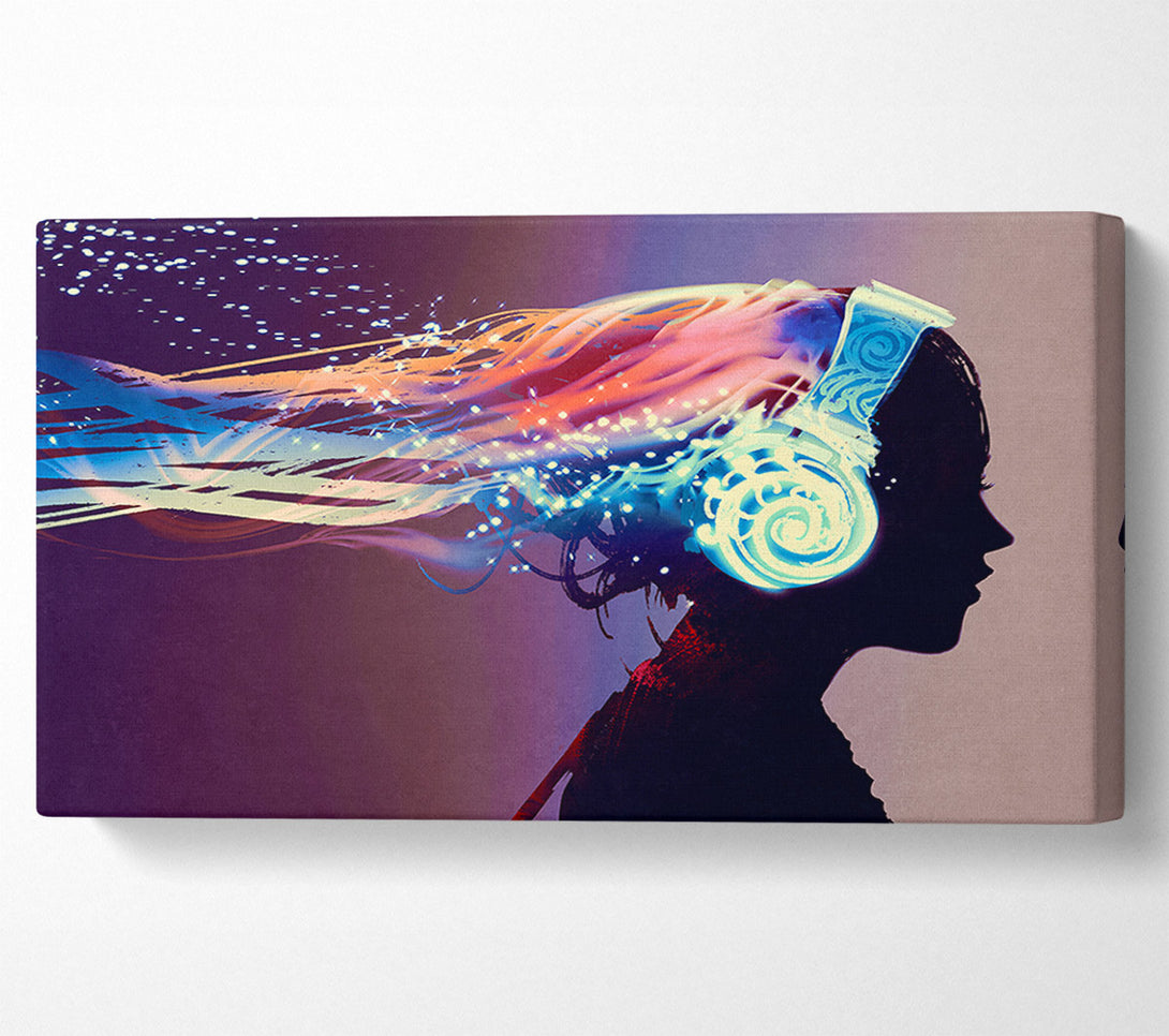  A Canvas Print of Music Is The Style Of The Soul Canvas Print