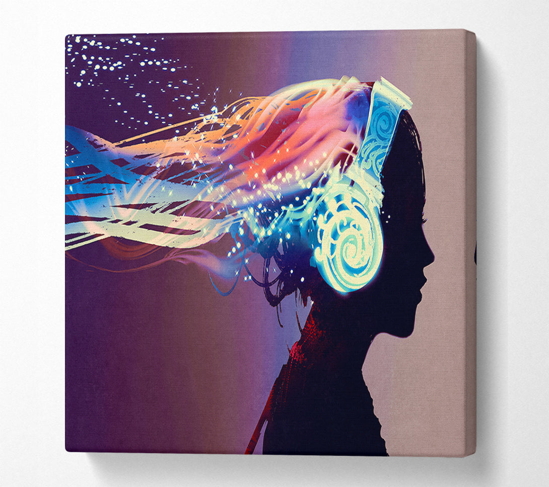  A Canvas Print of Music Is The Style Of The Soul Canvas Print