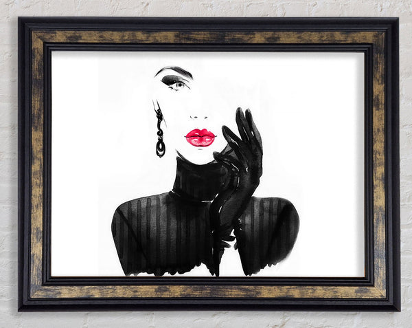 Beauty Of A Woman Framed Print