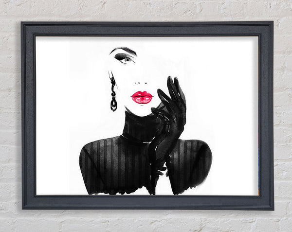 Beauty Of A Woman Framed Print