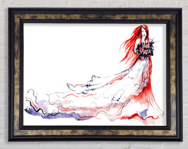 Style Bride Framed Print