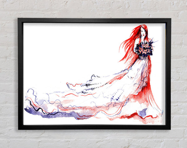 Style Bride Framed Print