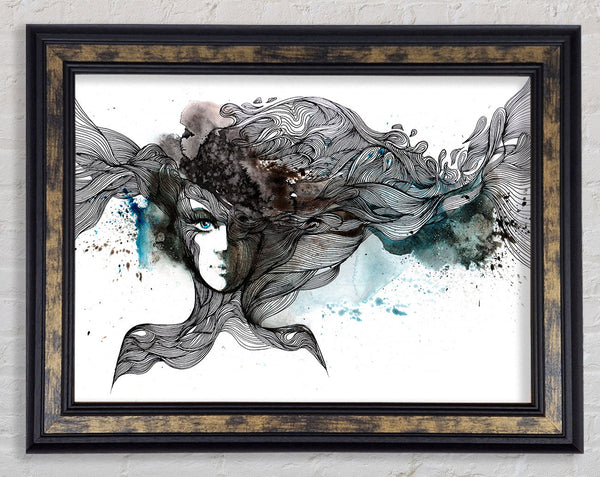 Connections Of Time Framed Print