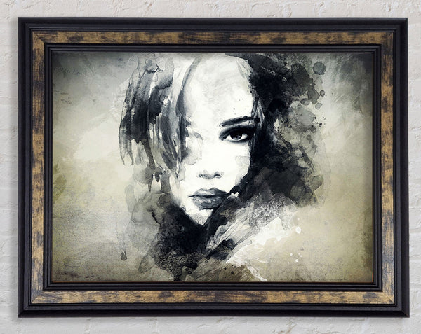 Beauty And Style Framed Print