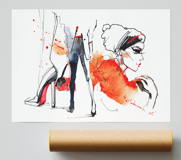 Shoes Bag Done 2 Giclee Print