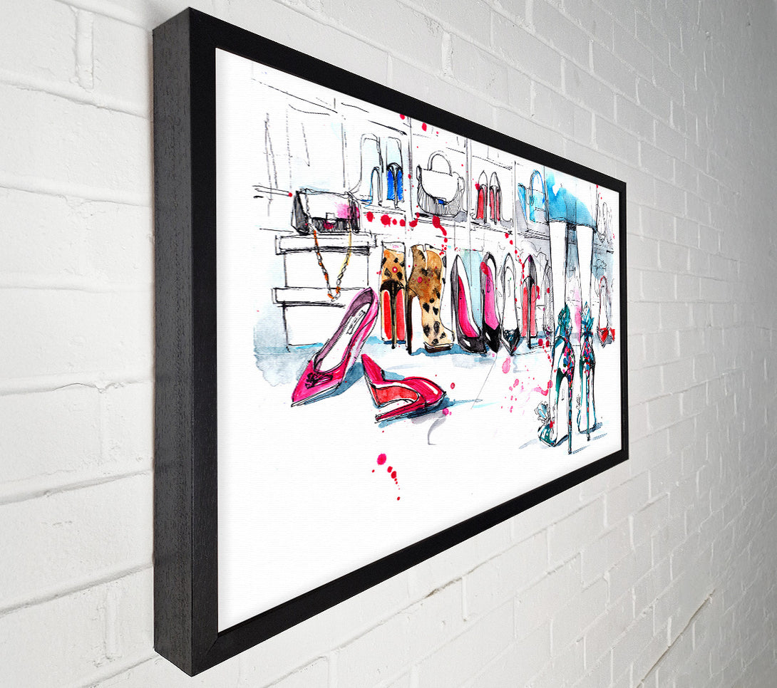  A Canvas Print of Shoes Glorious Shoes Canvas Wall Art