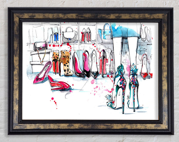 Shoes Glorious Shoes Framed Print