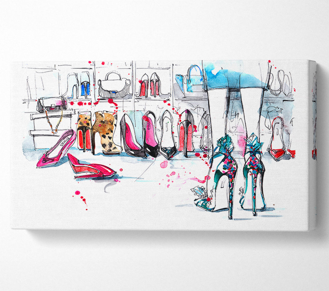  A Canvas Print of Shoes Glorious Shoes Canvas Wall Art