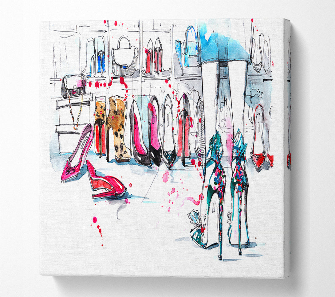  A Canvas Print of Shoes Glorious Shoes Canvas Wall Art