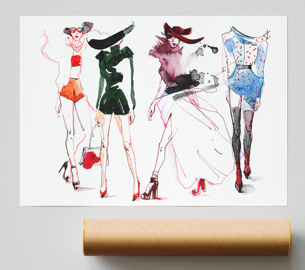 Summer Fashion Show Print