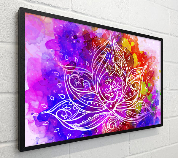 Abstract Lotus Leaves