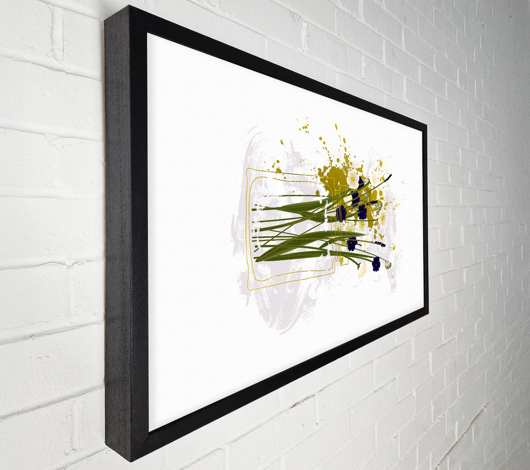  A Canvas Print of Vase Absract Canvas Print