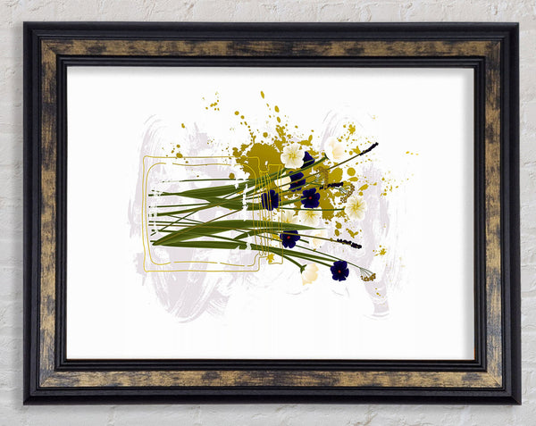 Vase Absract Framed Print