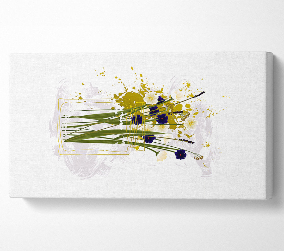  A Canvas Print of Vase Absract Canvas Print