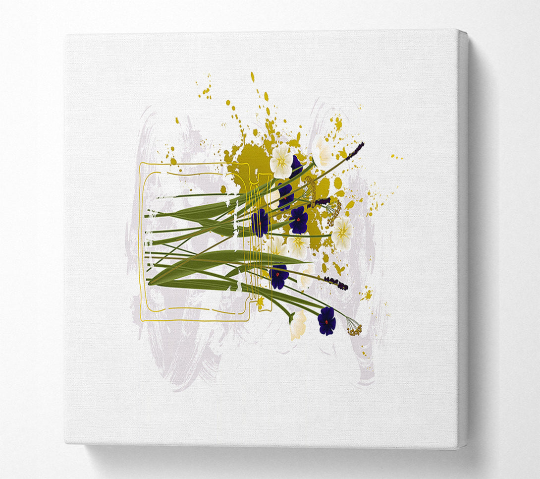  A Canvas Print of Vase Absract Canvas Print