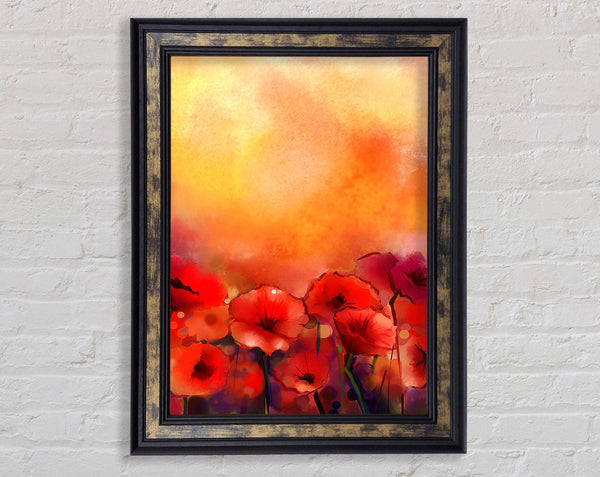 Poppy Dream Framed Print